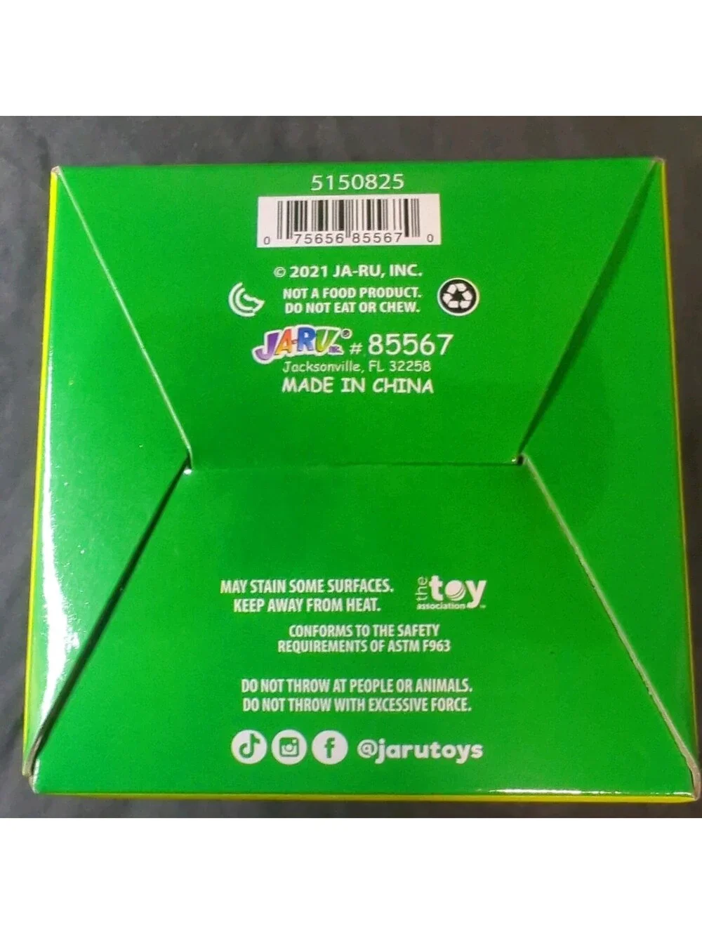 Squishy Swirly Tie Dye Squooshy Sphere Ja-Ru Super Size-Jumbo Stress Toy -NEW